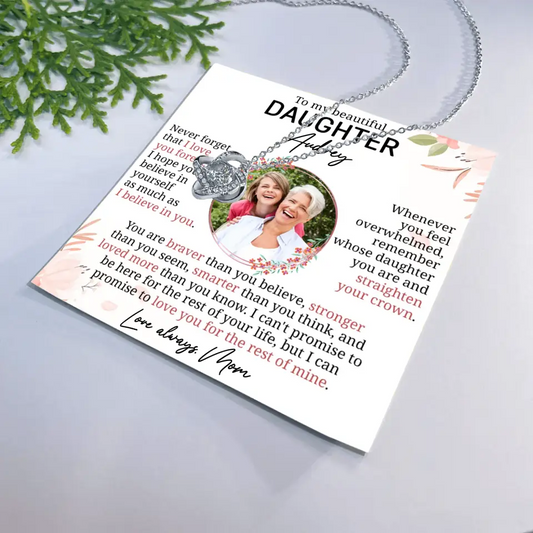 Personalized Gift For Daughter- Love Knot Necklace