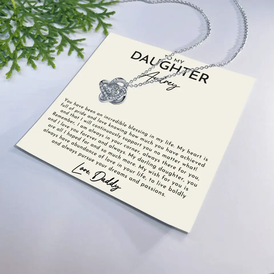 To My Daughter - Personalized Beautiful Gift Set