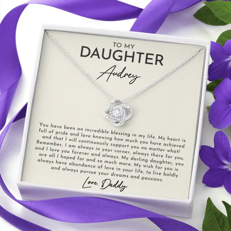 To My Daughter - Personalized Beautiful Gift Set