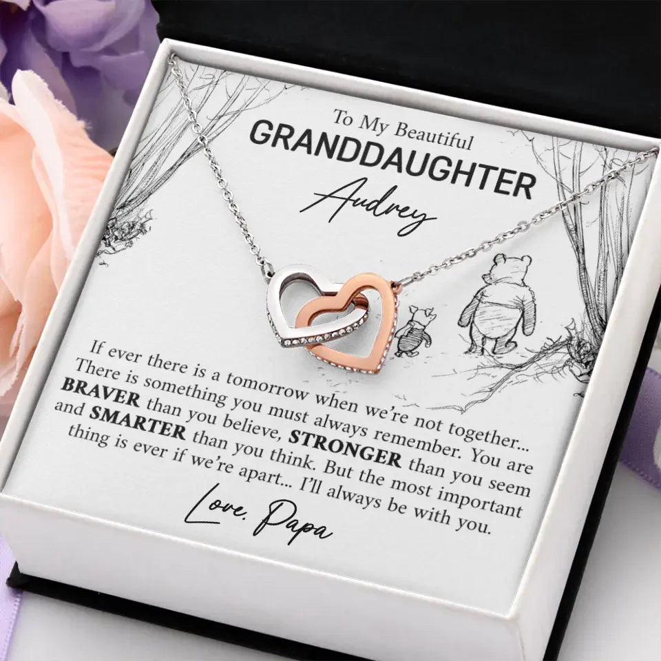 To My Granddaughter - Personalized Beautiful Gift Set