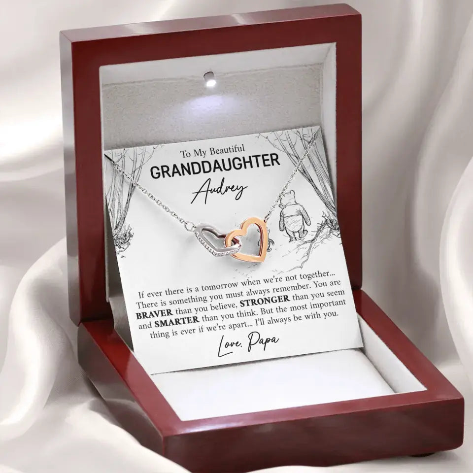 To My Granddaughter - Personalized Beautiful Gift Set