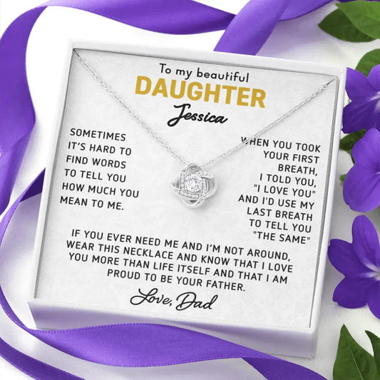 Daughter Gift From Dad - Personalized Beautiful Gift Set