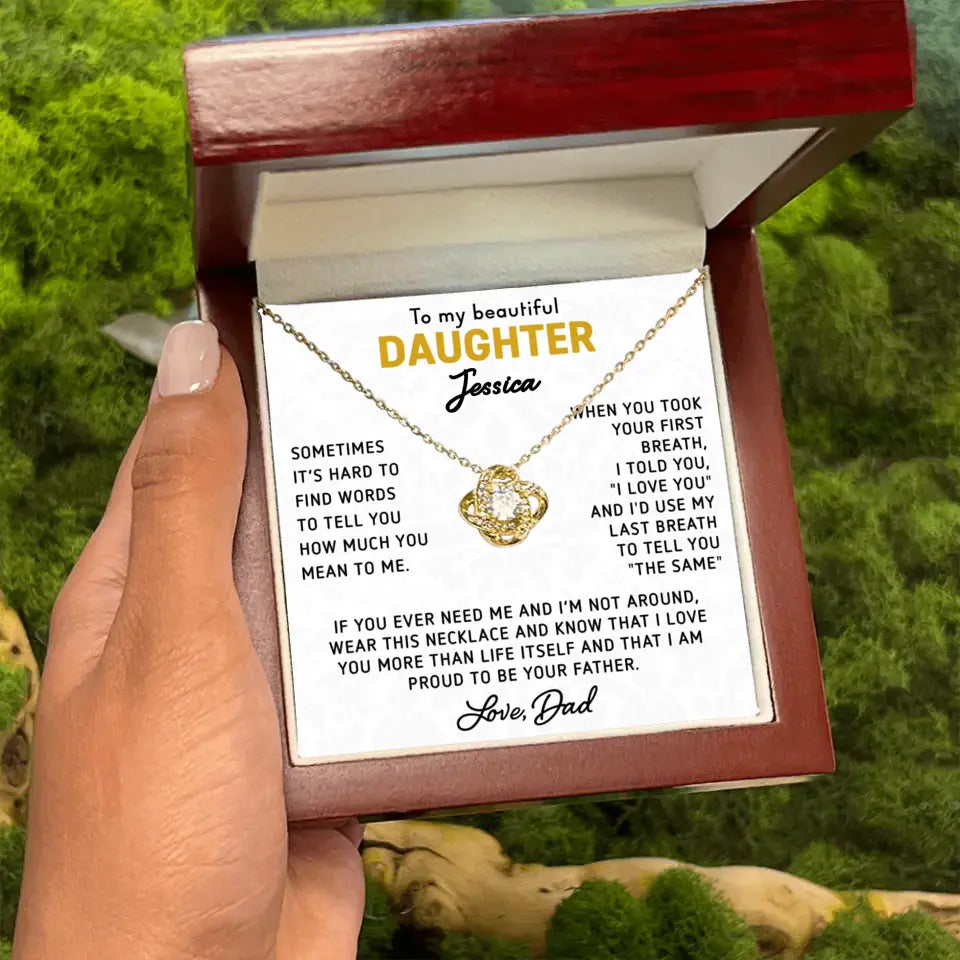 Daughter Gift From Dad - Personalized Beautiful Gift Set