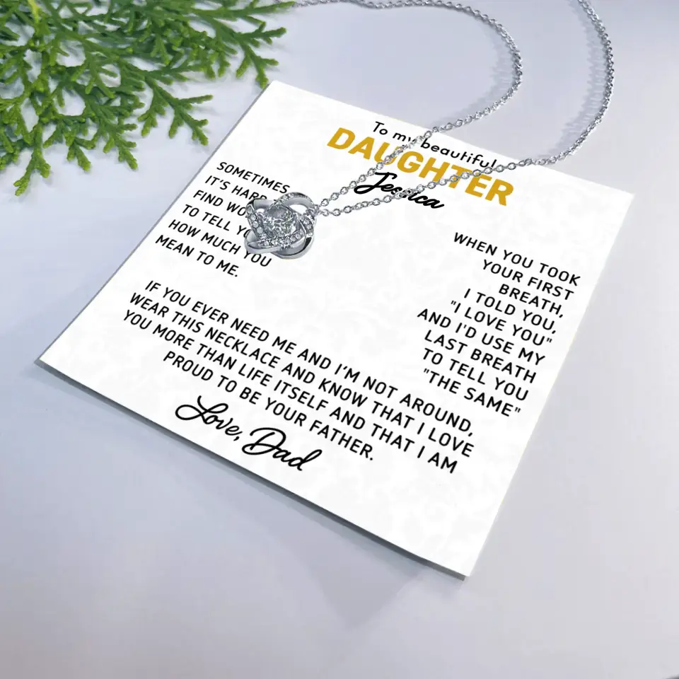 Daughter Gift From Dad - Personalized Beautiful Gift Set