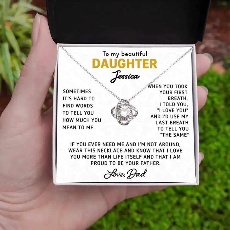 Daughter Gift From Dad - Personalized Beautiful Gift Set