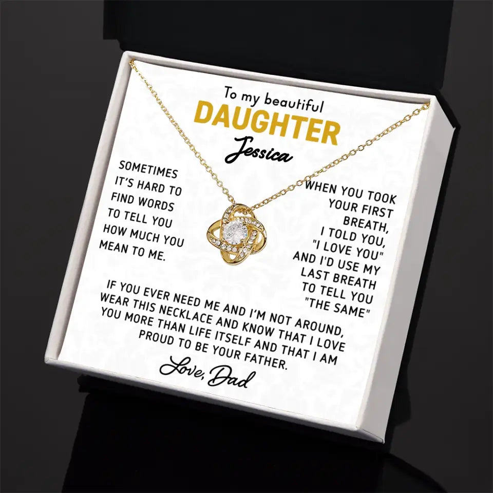 Daughter Gift From Dad - Personalized Beautiful Gift Set