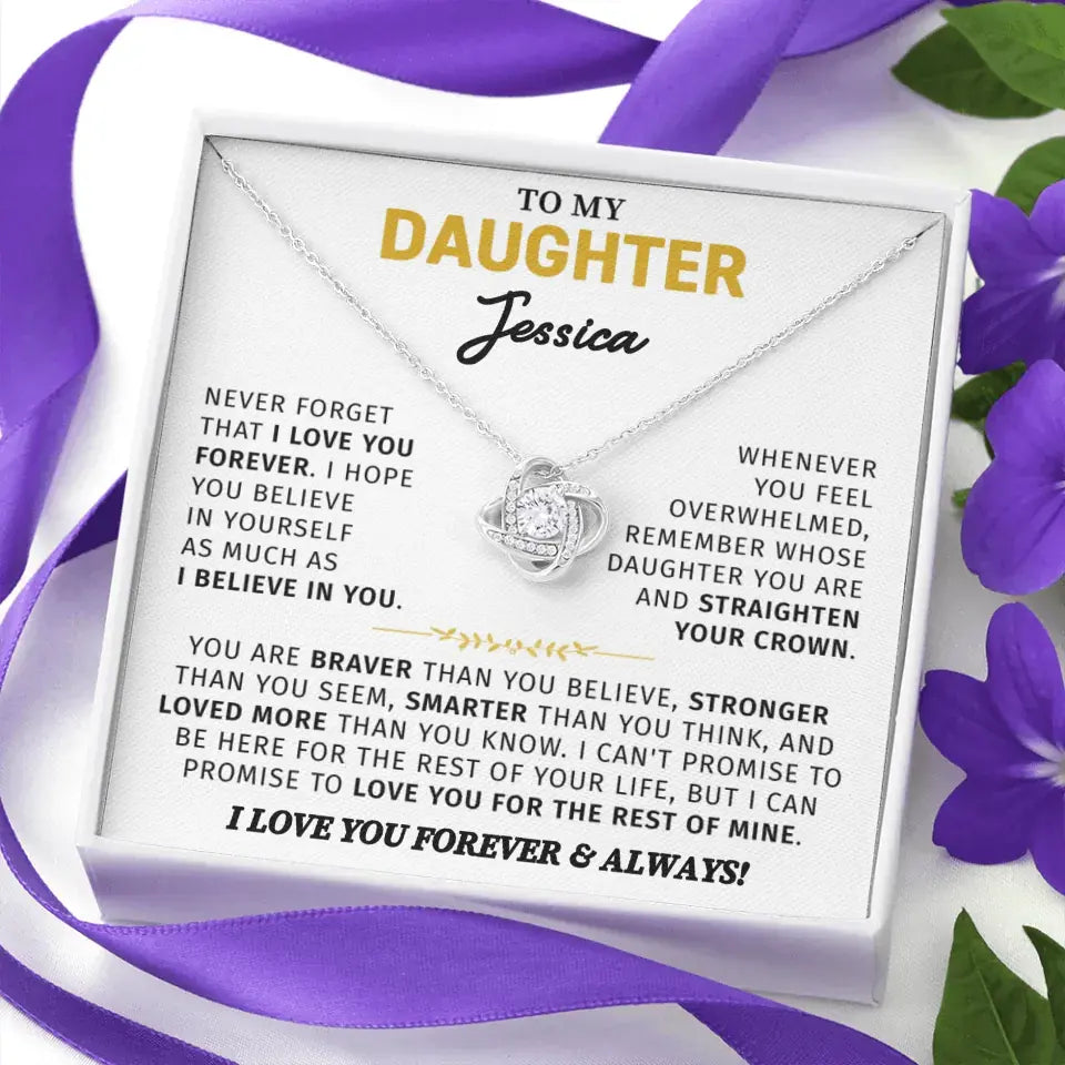 Gift For Daughter - Personalized Jewelry Gift Set - D4