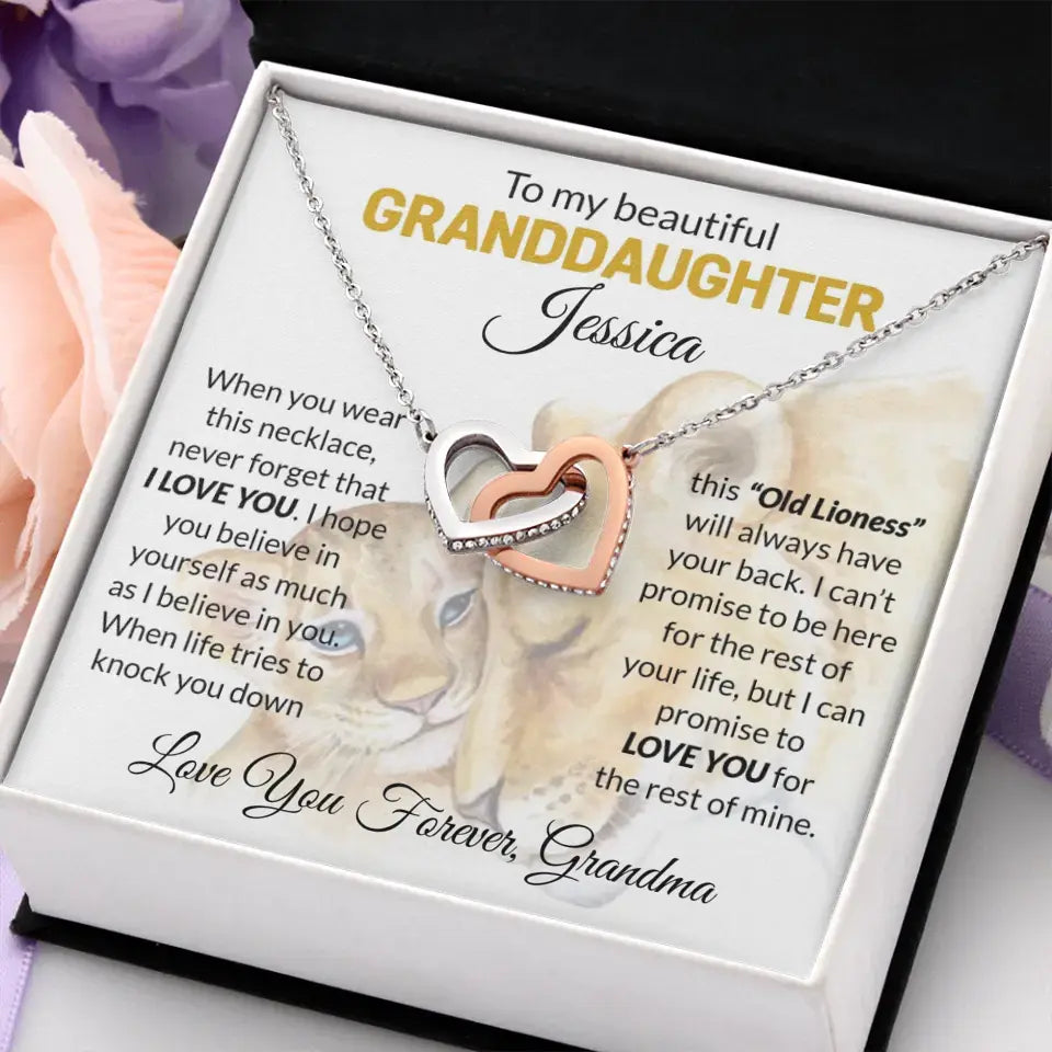 Gift For Granddaughter From Grandma- Beautiful Custom Gift Set - GD005