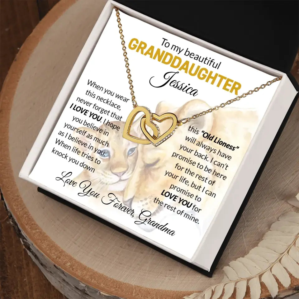 Gift For Granddaughter From Grandma- Beautiful Custom Gift Set - GD005