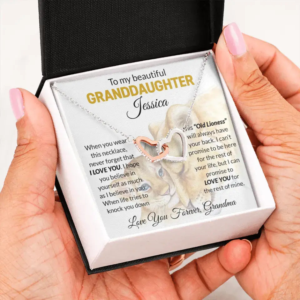 Gift For Granddaughter From Grandma- Beautiful Custom Gift Set - GD005