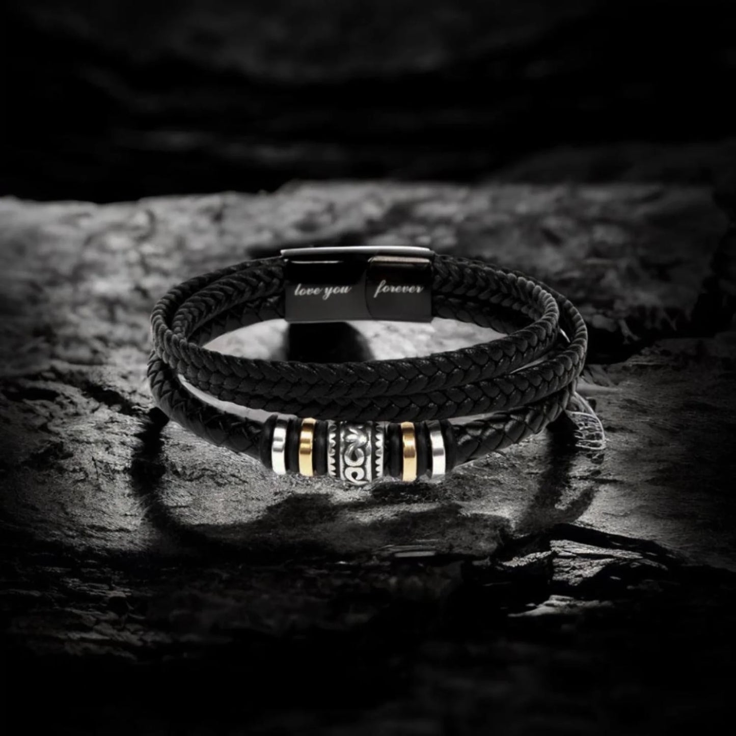 Personalized Gift For Son - "Love You Forever" Bracelet - S11