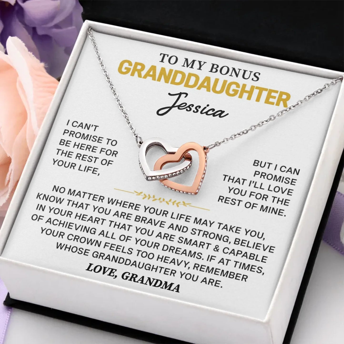 Bonus Granddaughter Gift - Personalized Beautiful Gift Set