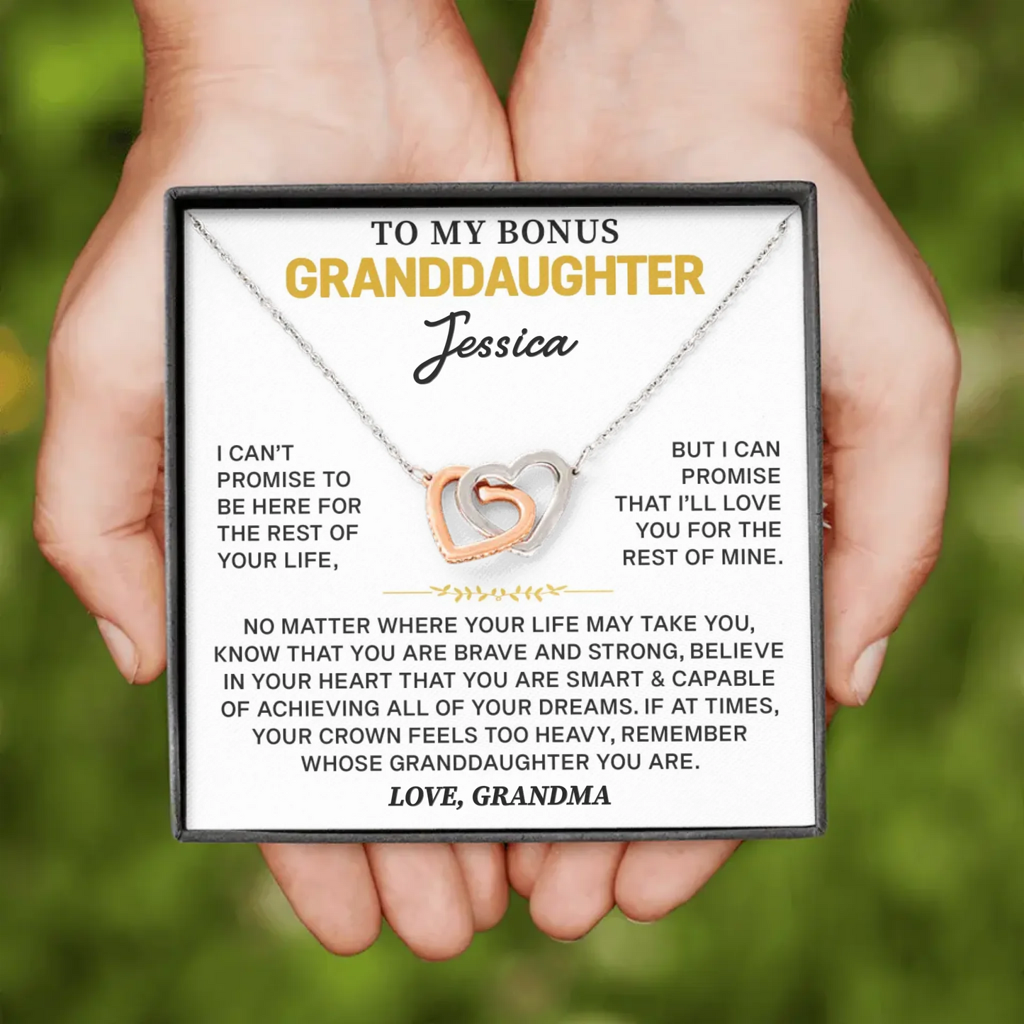 Bonus Granddaughter Gift - Personalized Beautiful Gift Set