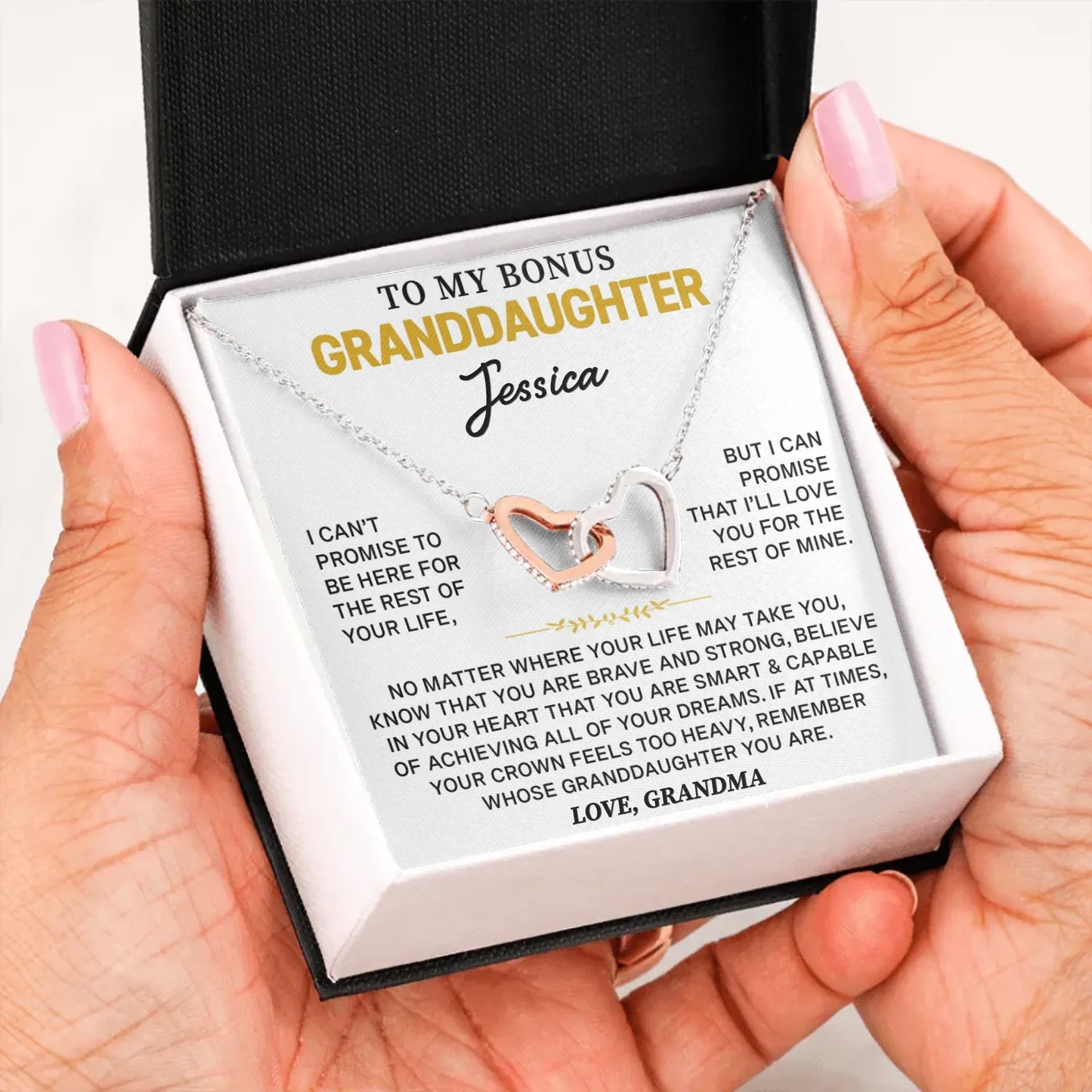 Bonus Granddaughter Gift - Personalized Beautiful Gift Set
