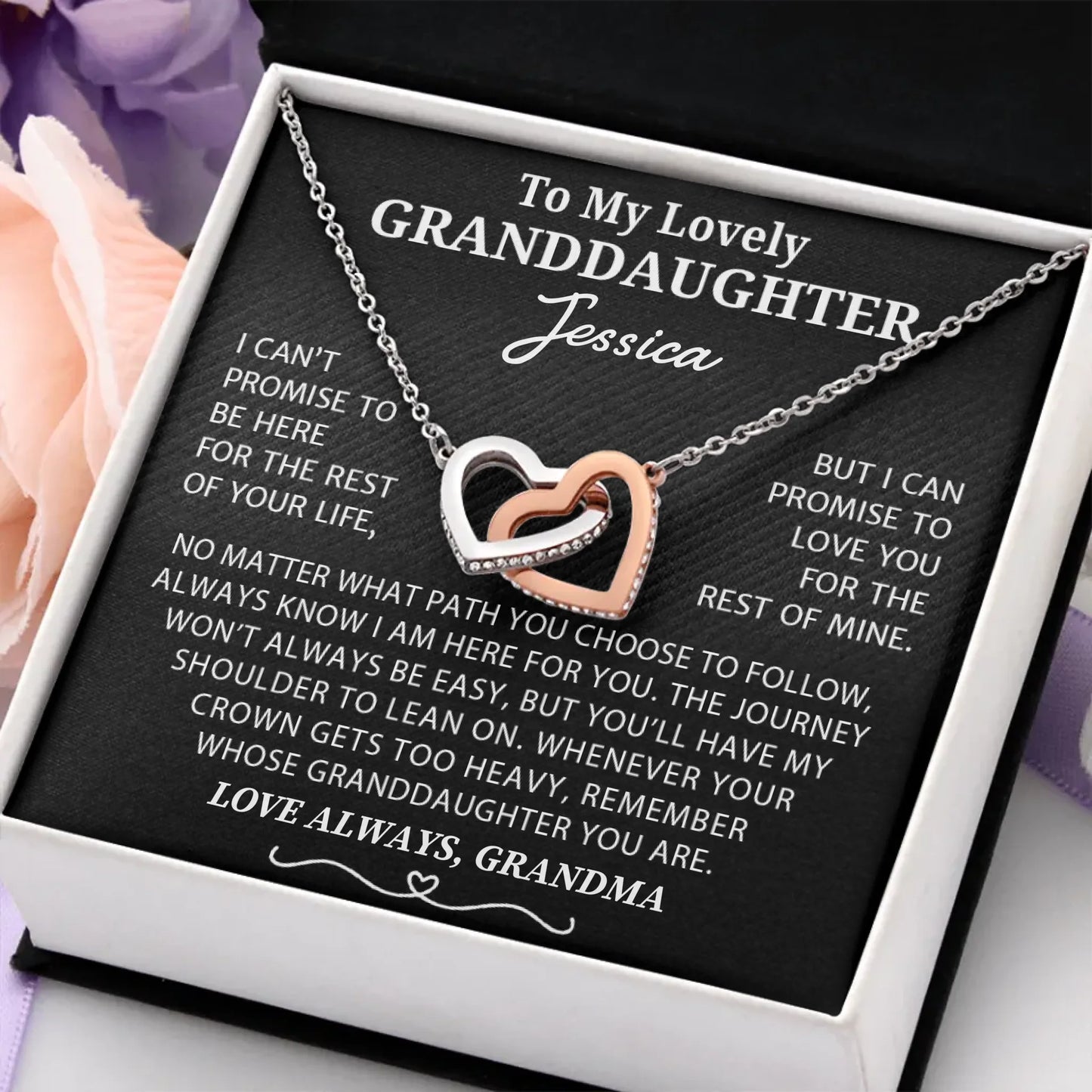 Granddaughter Gift - Personalized Beautiful Gift Set - GD008