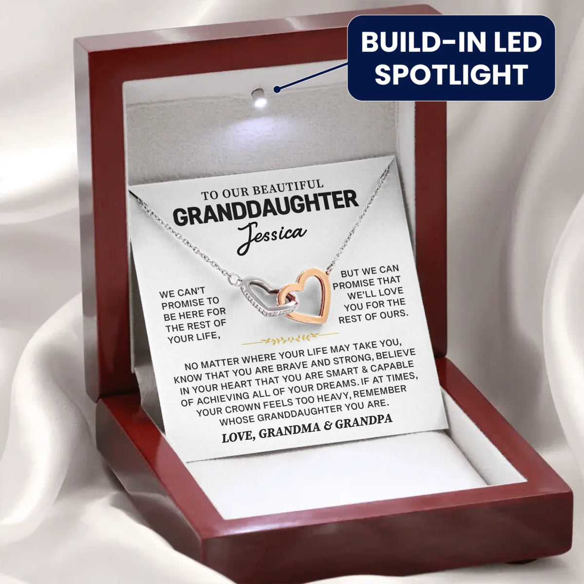 Granddaughter Gift - Personalized Beautiful Gift Set - GD006