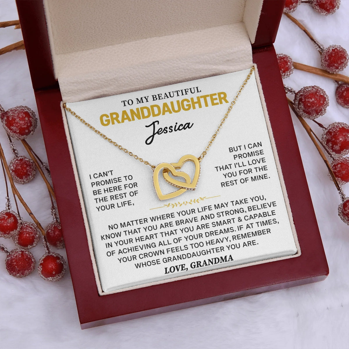 Interlocking Hearts Gold Lux N3