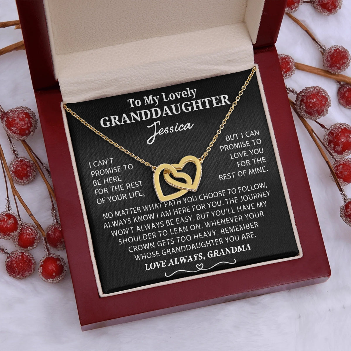 Interlocking Hearts Gold Lux N3