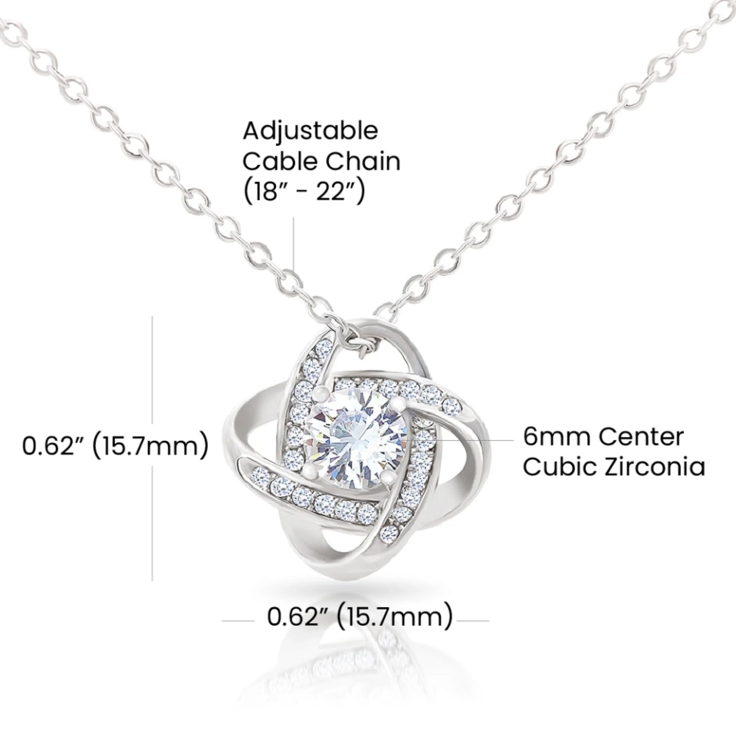 To Our Beautiful Daughter In Law - Personalized Necklace Gift Set - DIL7