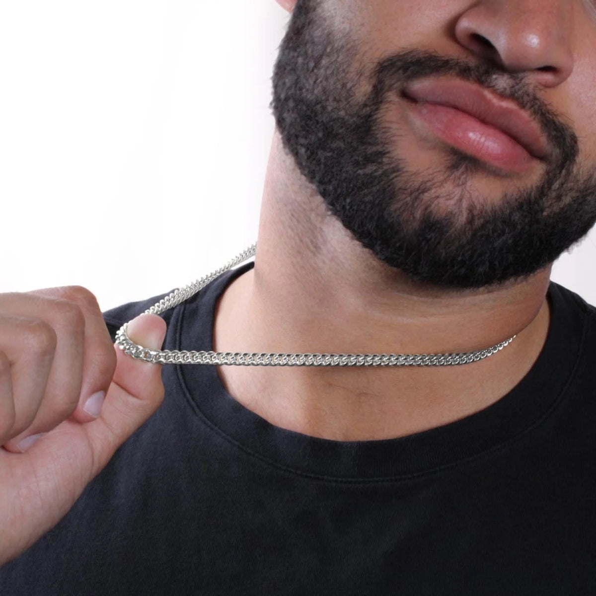 Cuban Link Chain Silver 6