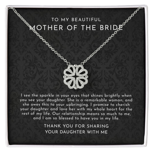 Mother Of The Bride Gift From Goom - Magnetic Hearts Necklace