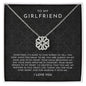 To My Girlfriend - Magnetic Hearts Necklace