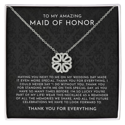 Maid Of Honor Thank You Gift, Thank You Gift From Bride