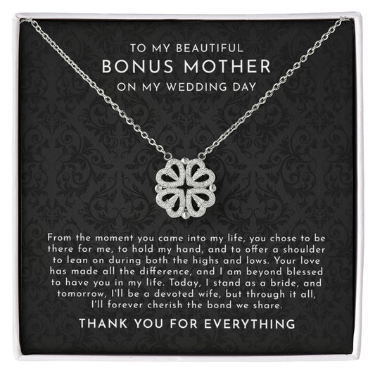 Bonus Mom Gift From Goom On Wedding Day - Magnetic Hearts Necklace