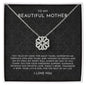 Mom Gift From Bride On Wedding Day -   Magnetic Hearts Necklace -MB9