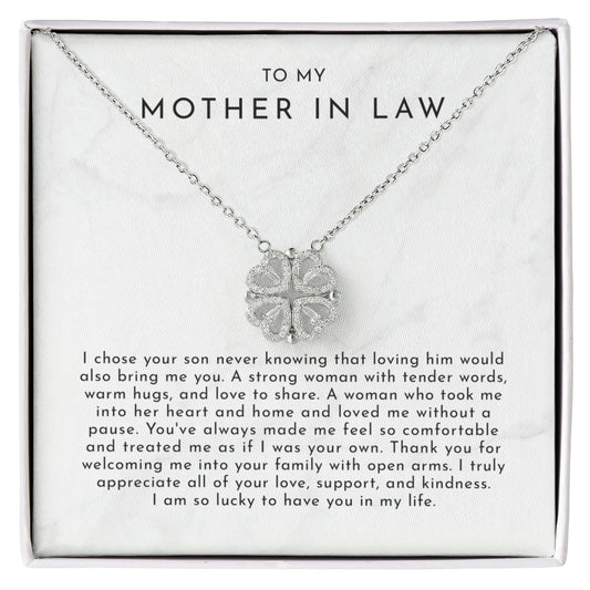 To My Mother In Law - Mother Of The Groom Wedding Gift From Bride
