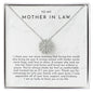 To My Mother In Law - Mother Of The Groom Wedding Gift From Bride