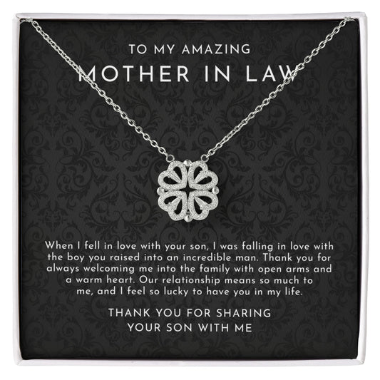 To My Mother In Law - Mother Of The Groom Wedding Gift From Bride
