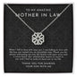 To My Mother In Law - Mother Of The Groom Wedding Gift From Bride