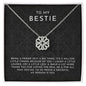 To My Bestie - Magnetic Hearts Necklace