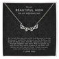 Mom Gift From Groom On Wedding Day -   Magnetic Hearts Necklace
