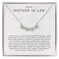 To My Mother In Law - Mother Of The Groom Wedding Gift From Bride