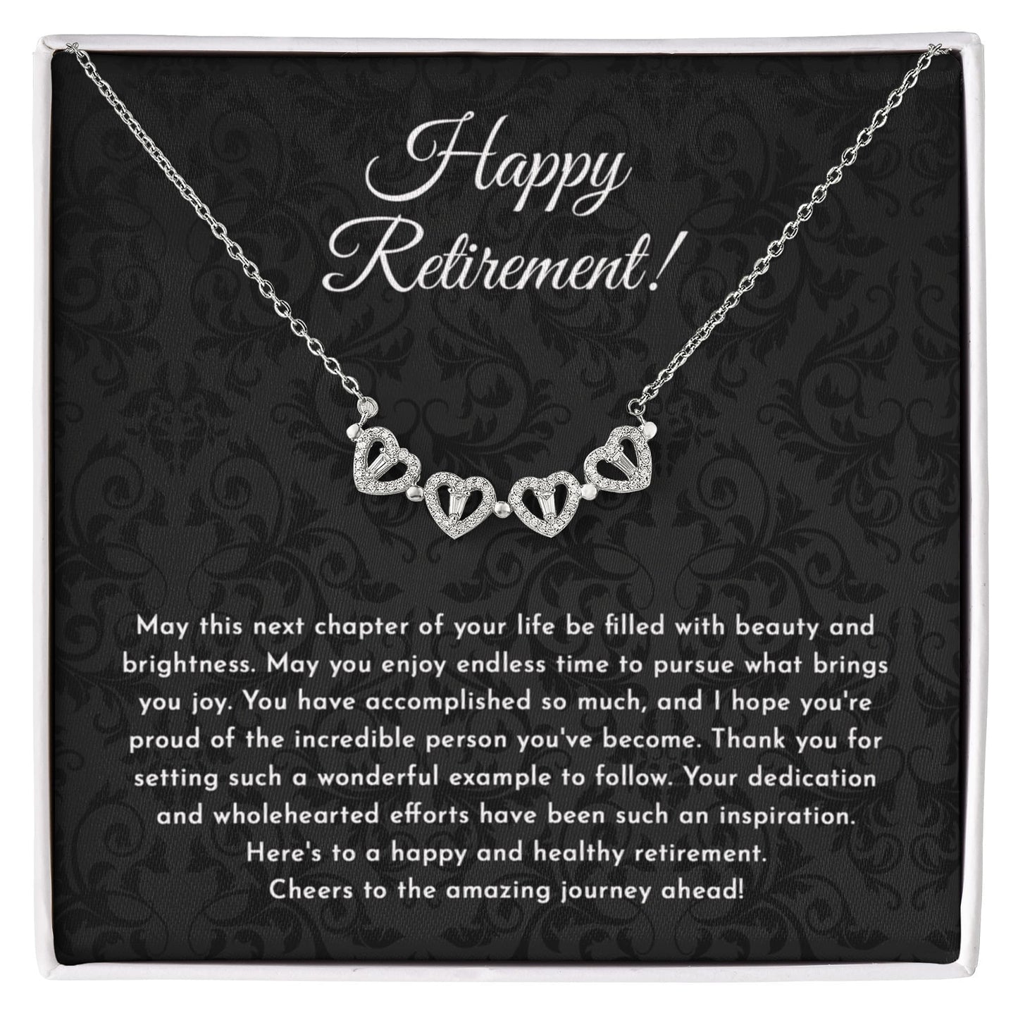 Retirement Gift For Woman - Magnetic Heart Necklace