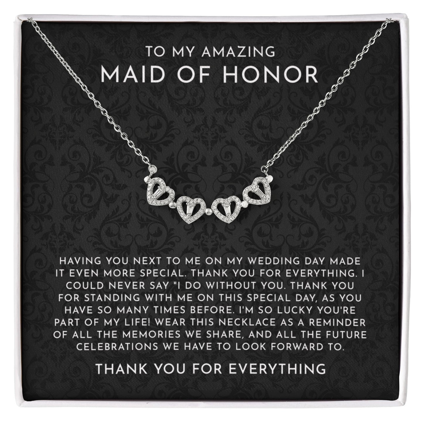 Maid Of Honor Thank You Gift, Thank You Gift From Bride