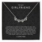 To My Girlfriend - Magnetic Hearts Necklace