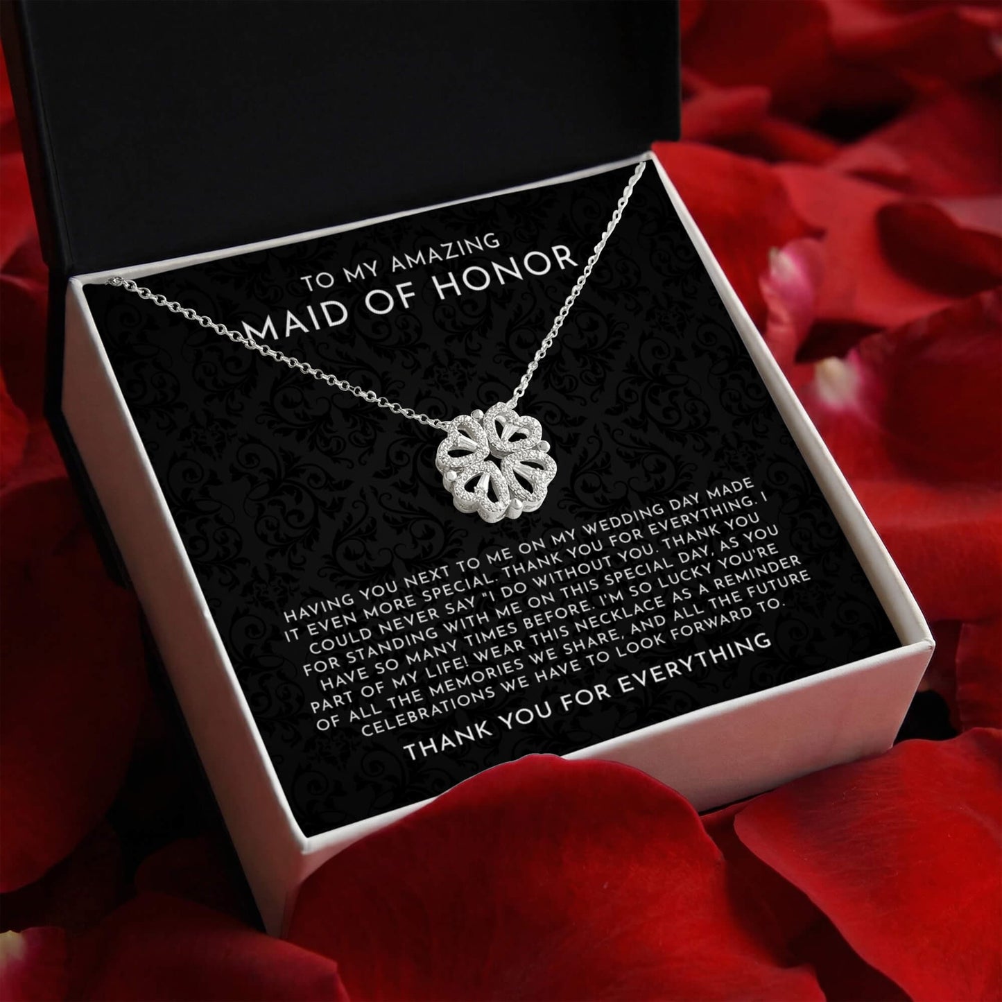 Maid Of Honor Thank You Gift, Thank You Gift From Bride