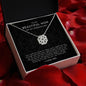 Mom Gift From Bride On Wedding Day -   Magnetic Hearts Necklace -MB8