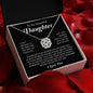 To My Beautiful Daughter Gift - Magnetic Hearts Necklace