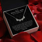 Mom Gift From Groom On Wedding Day -   Magnetic Hearts Necklace