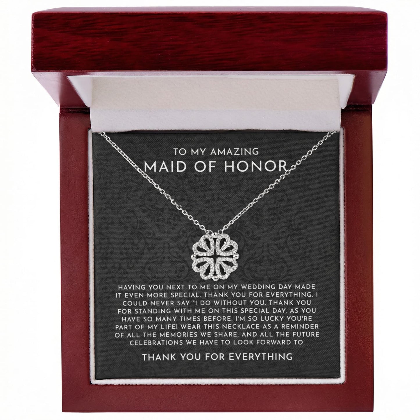 Maid Of Honor Thank You Gift, Thank You Gift From Bride