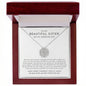 To My Sister On Wedding Day, Sister Of The Bride Gift - Magnetic Hearts Necklace