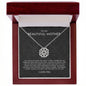 Mom Gift From Bride On Wedding Day -   Magnetic Hearts Necklace -MB9