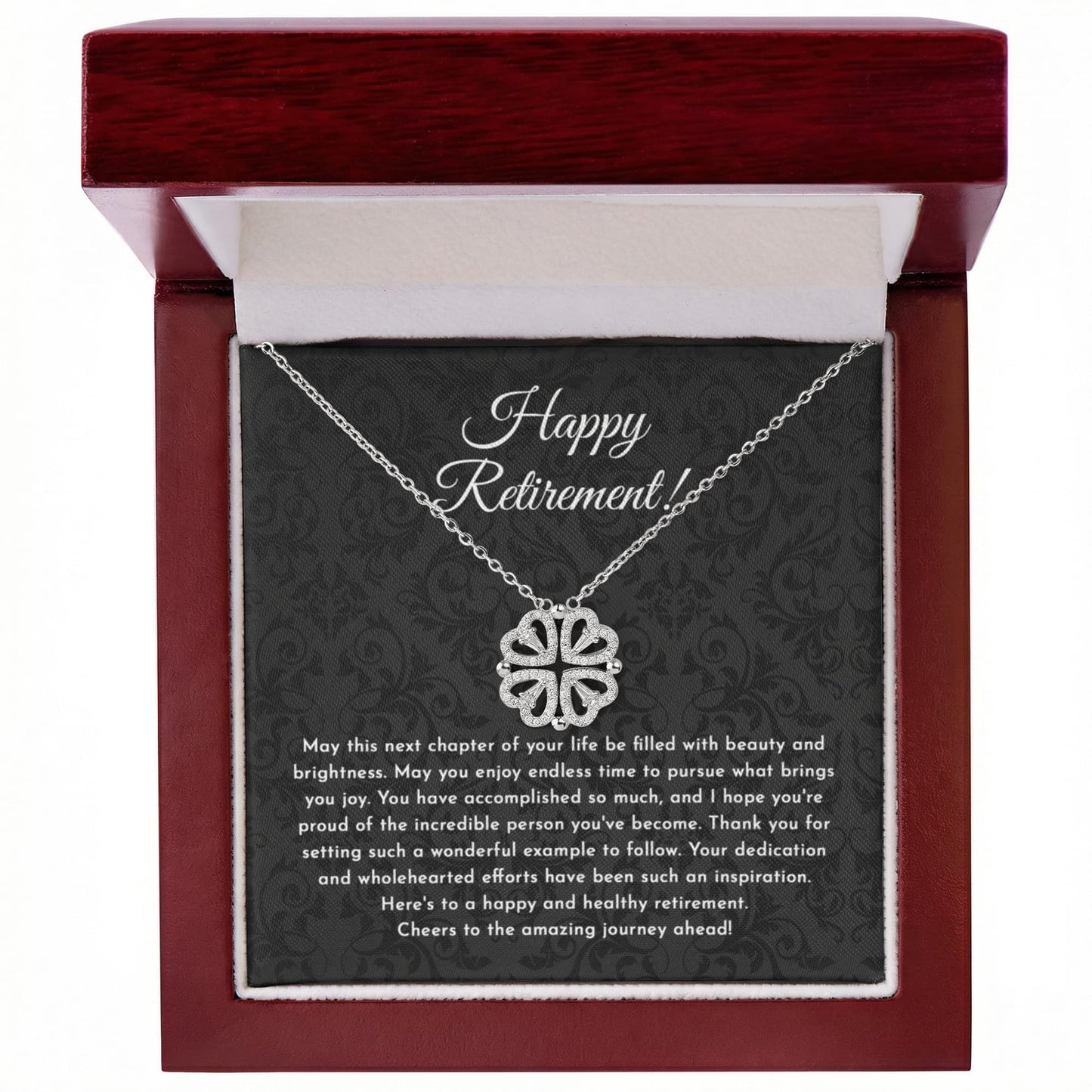 Retirement Gift For Woman - Magnetic Heart Necklace