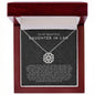 To My Beautiful Daughter In Law Gift - Magnetic Hearts Necklace