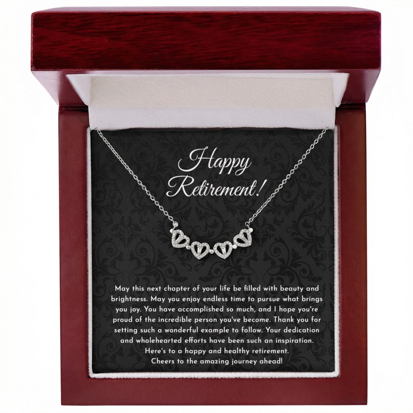 Retirement Gift For Woman - Magnetic Heart Necklace