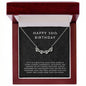 50th Birthday Gift For Women - Magnetic Hearts Necklace